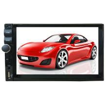 Double DIN 2DIN Universal Car Radio MP5 Player with Bluetooth Steering Wheel Control, Reverse Camera Video Input, 7 Color Button Light, HD 1080P Supported